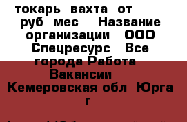 токарь. вахта. от 50 000 руб./мес. › Название организации ­ ООО Спецресурс - Все города Работа » Вакансии   . Кемеровская обл.,Юрга г.